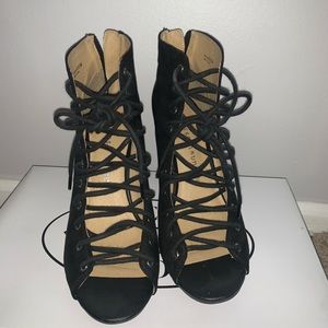 Chinese Laundry Lace Up Booties